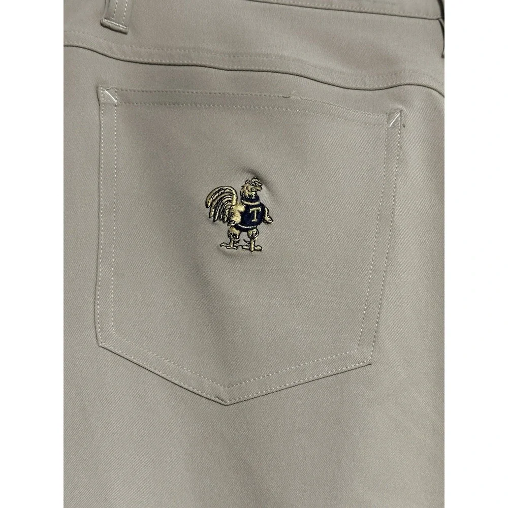 FootJoy FJ, Mens Athletic Fit Stretch 5‎ Pocket Golf Pants, Tan, Size W34/L34